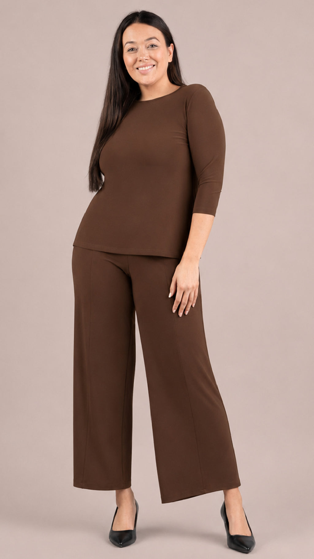 Nu Ideal Top, 3/4 Sleeves