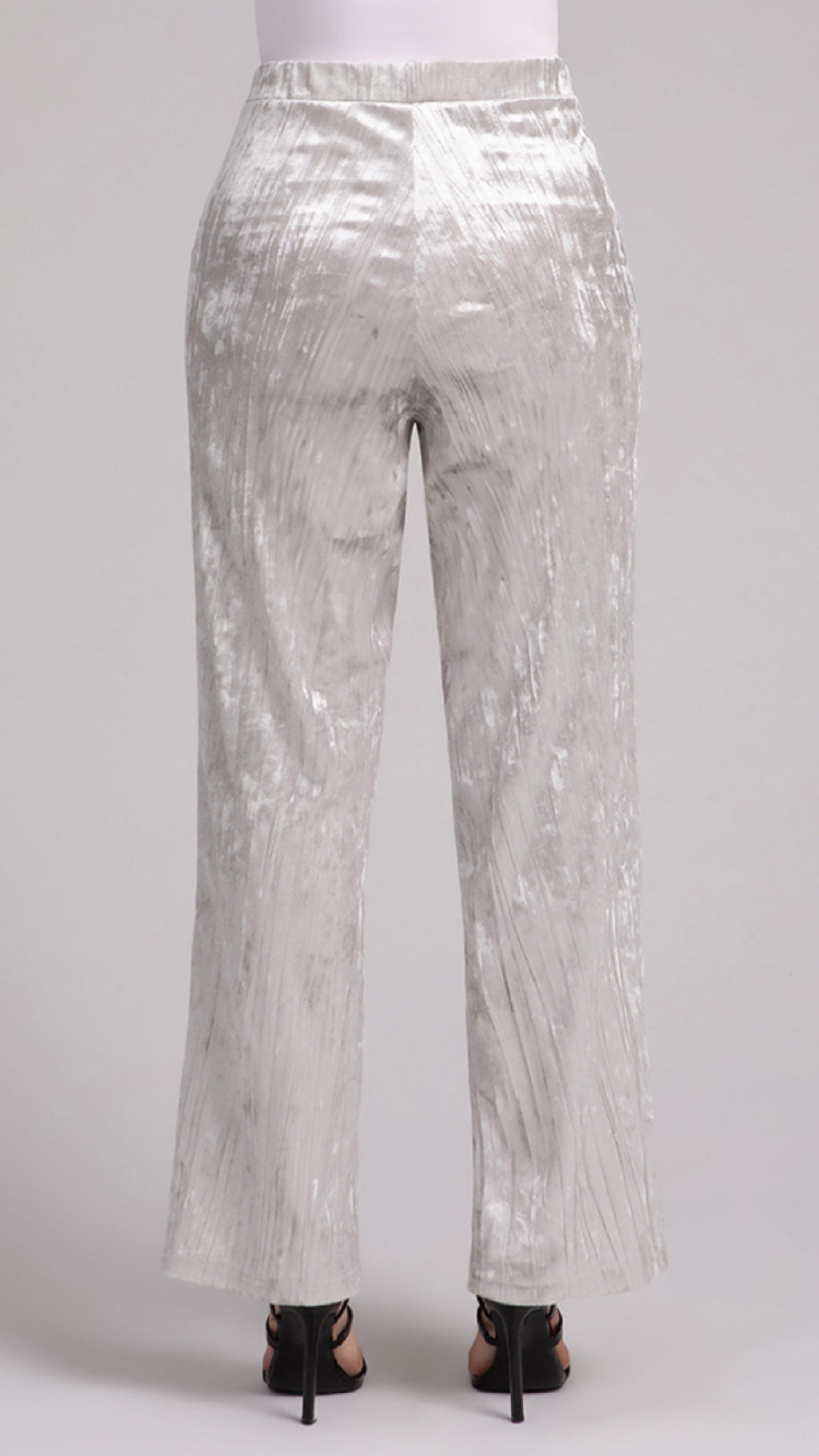 Straight Leg Pant, Crinkle Velvet (Sale)