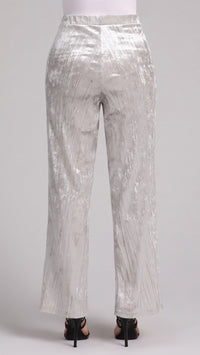Straight Leg Pant, Crinkle Velvet (Sale)