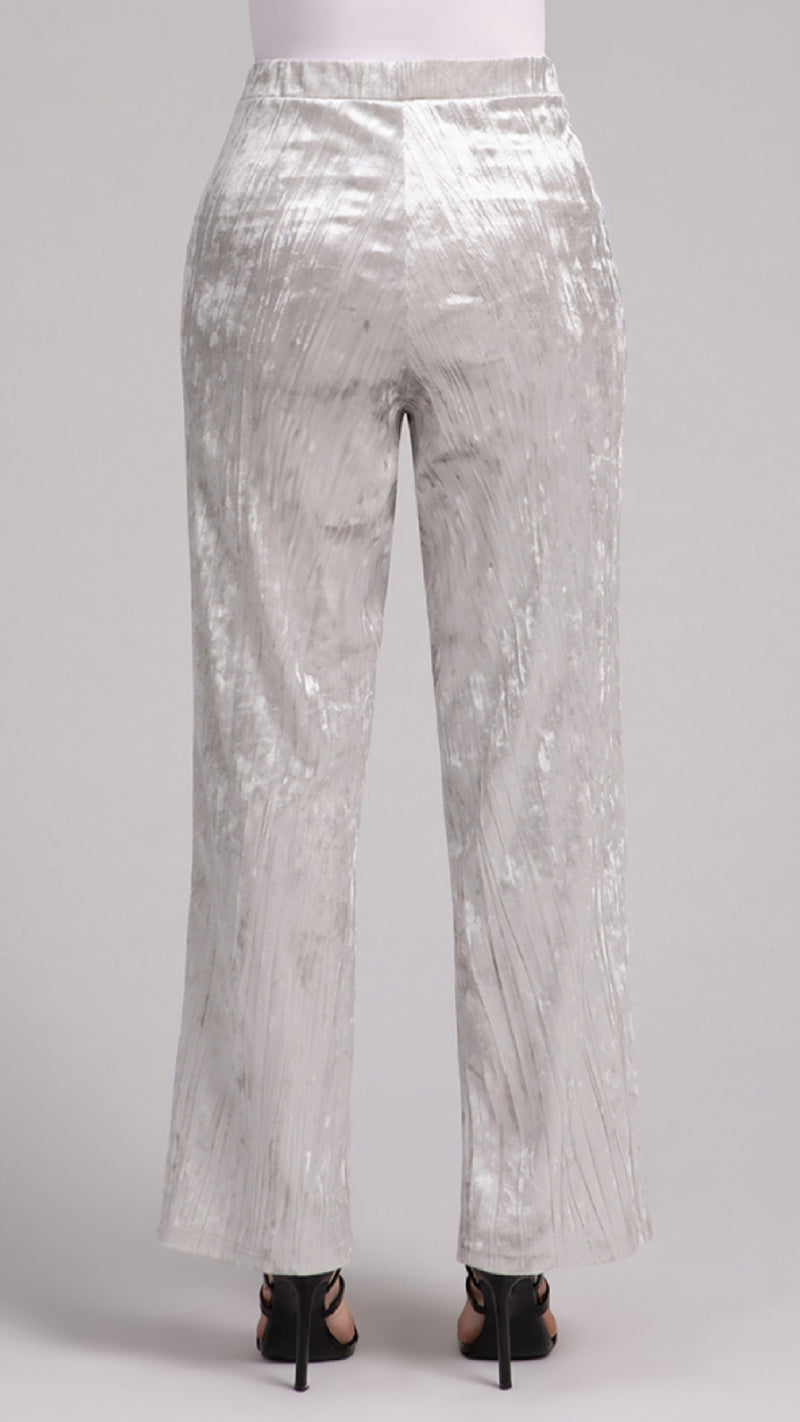 Straight Leg Pant, Crinkle Velvet (Sale)