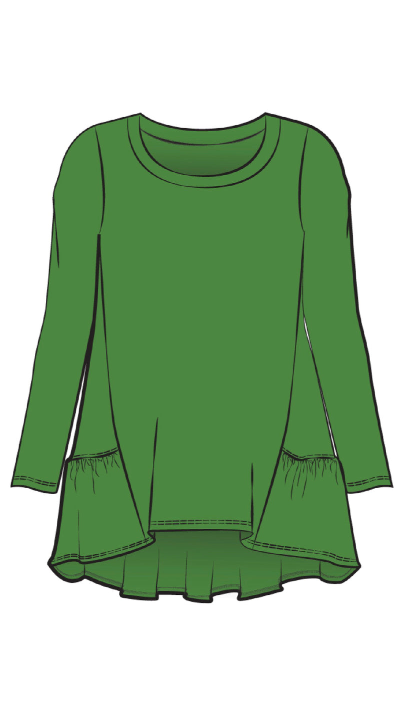Flirty Peplum Top