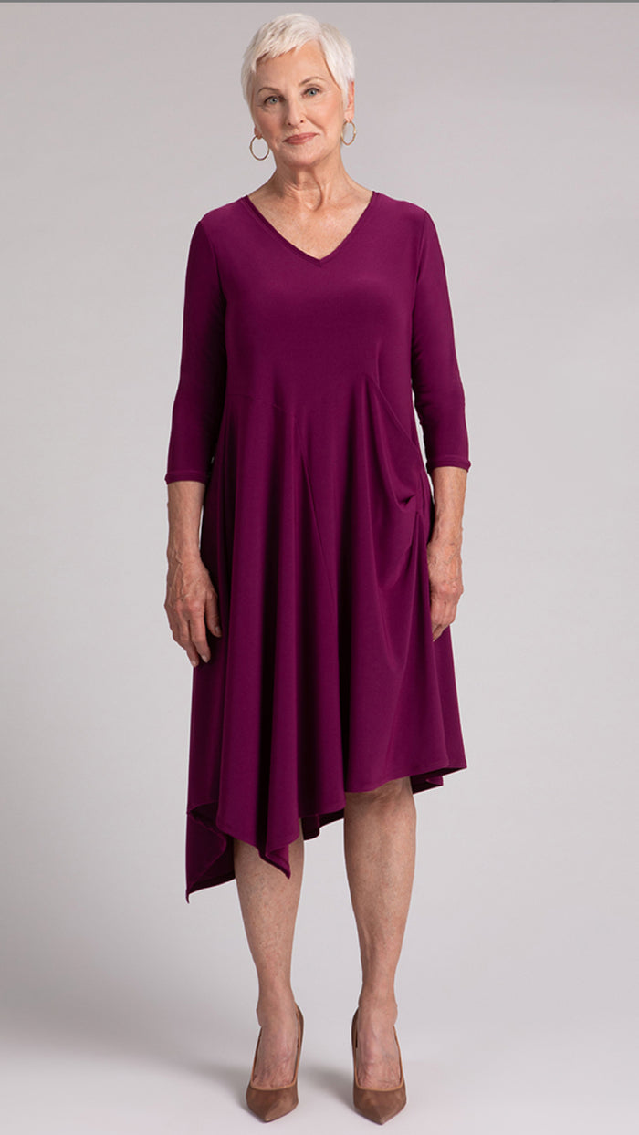 Slant Pocket Dress, 3/4 Sleeve (Sale)