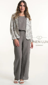 LINEN LUV Blazer-Print