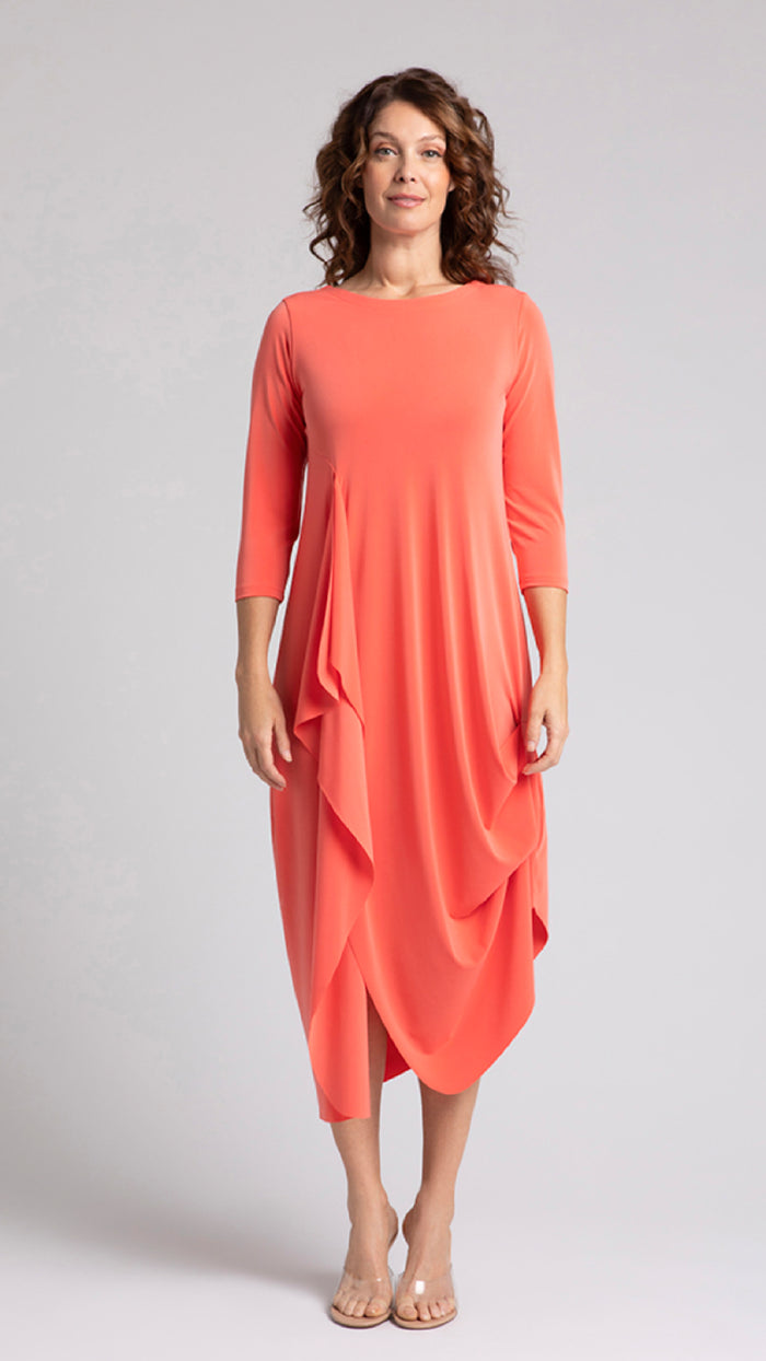 Drama Dress, 3/4 sleeve (Selected Colours on Sale)