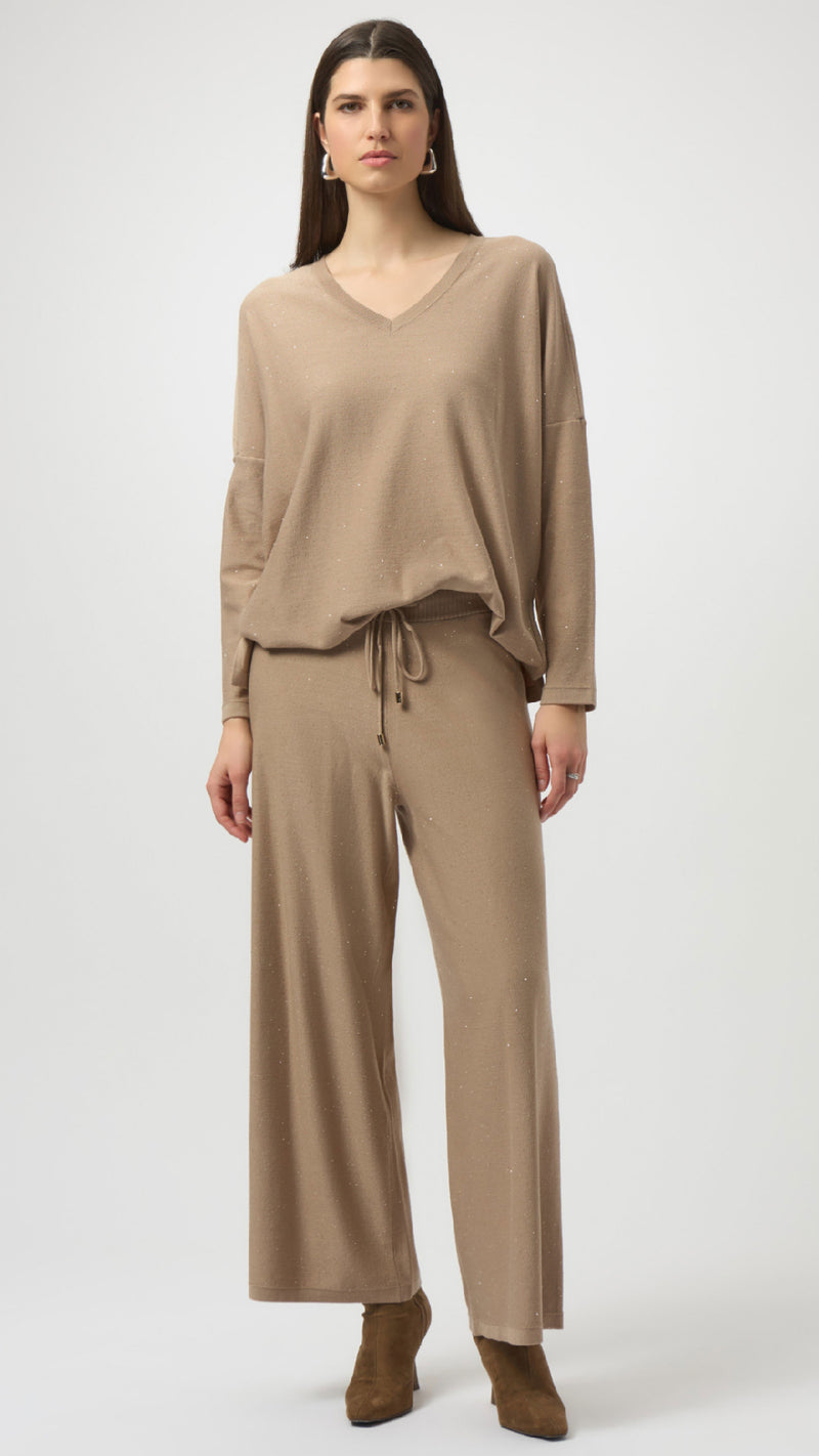 Joseph Ribkoff sequinned Sweater Knit Boxy Top