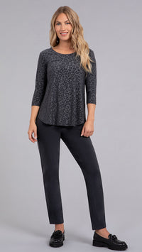 Go to Classic T-Relax, 3/4 Sleeve-Animal Embossed