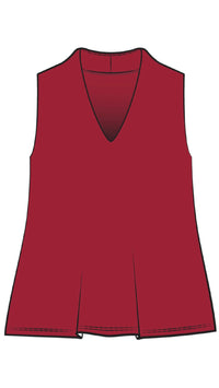 Deep V Trapeze Tank-Solid Colors