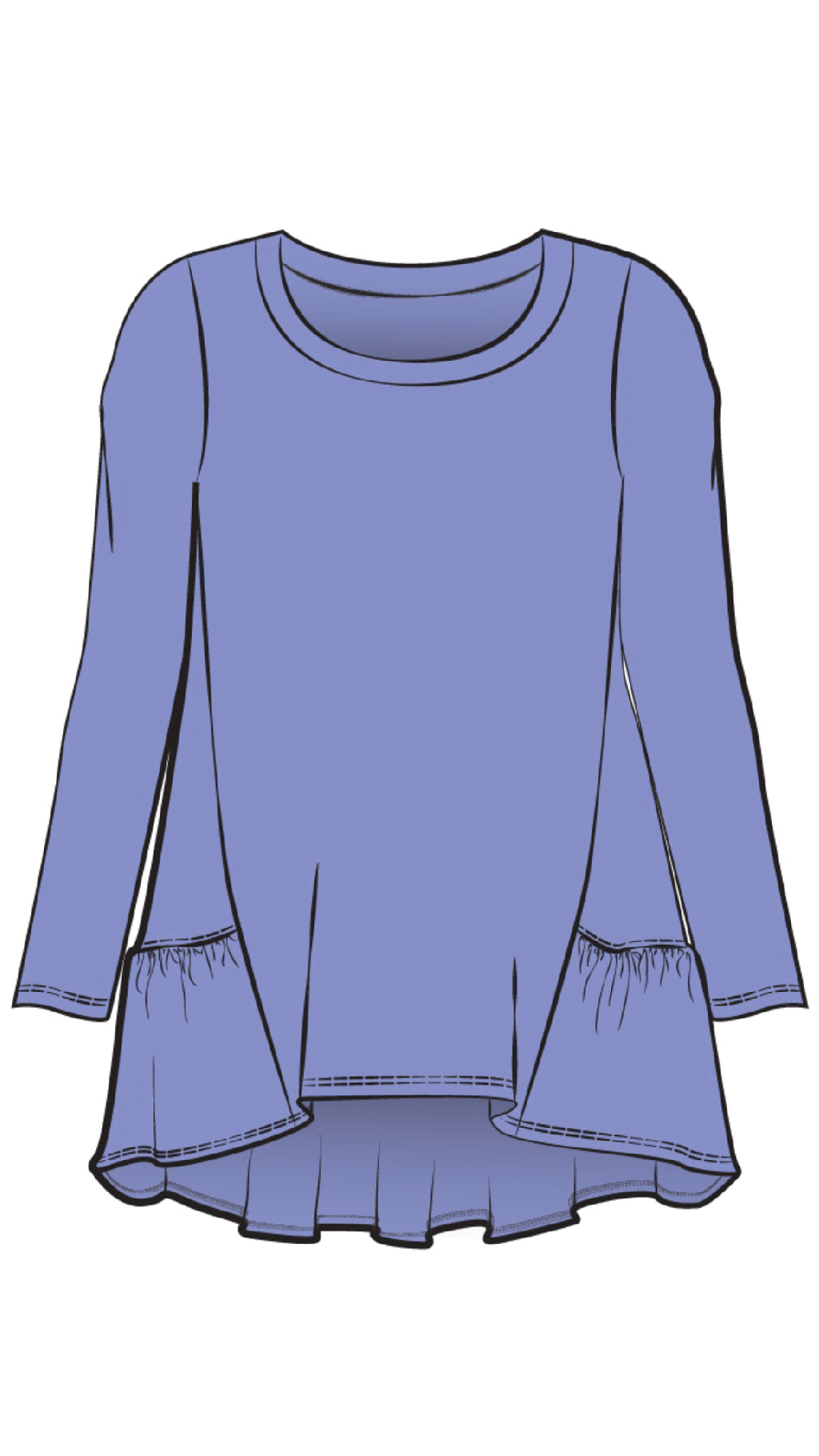Flirty Peplum Top