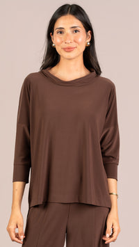 Slouch Sweat Shirt No Ties, 3/4 Sleeve (selected colour on sale)