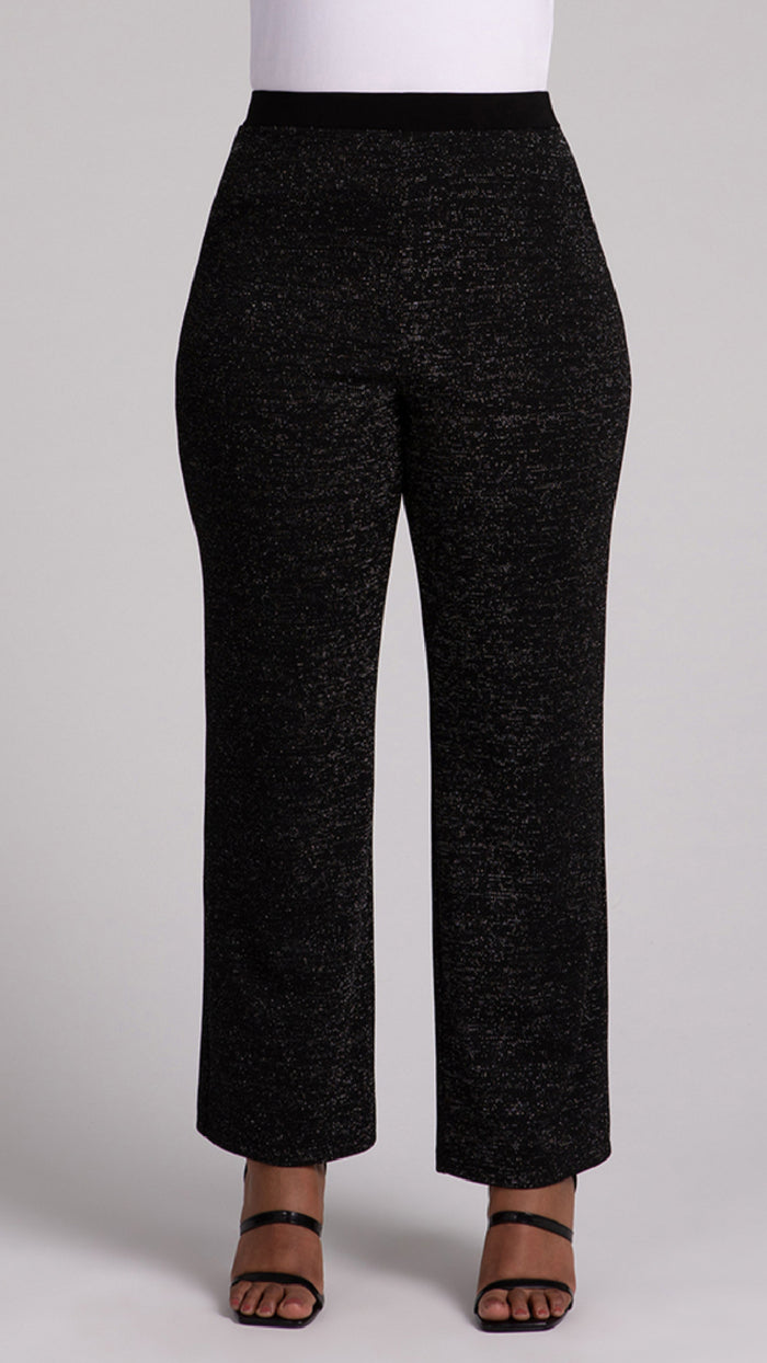 Nu Straight Leg Pant, Metallic Pique (Sale)