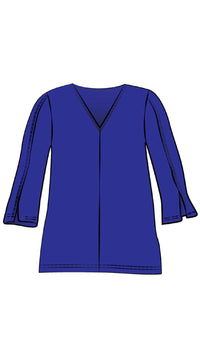 Suitable Split Sleeve Top, 3/4 Sleeve (selected colors on sale)