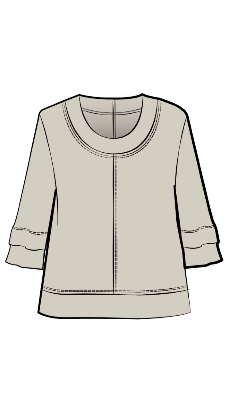 Splice Double Cuff Top