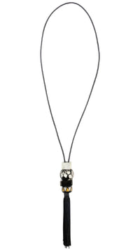 Bliss by Zsiska Cord/Necklace W/ Bead And Tassel