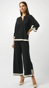 Joseph Ribkoff Sweater Knit Colour Block Top and Pant