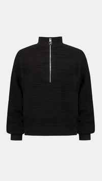 Joseph Ribkoff Sweater Knit Mock-Neck Cocoon Sweater And Pull-On Jogger Pants