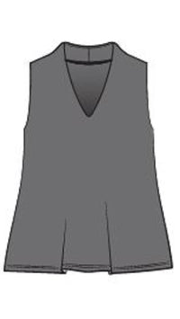 Deep V Trapeze Tank-Solid Colors