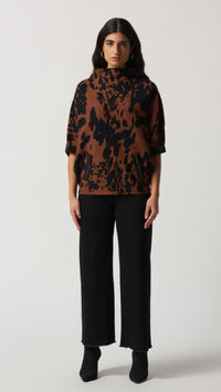 Animal Print Boxy Top