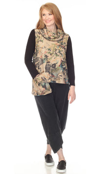 Inoah Sleeveless Cowl Neck Top-Chico & Paco