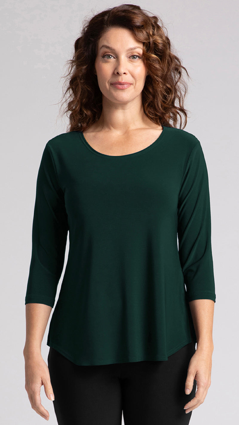 Go To Classic T-Relax, 3/4 Sleeve-Solid Colours (Sale)