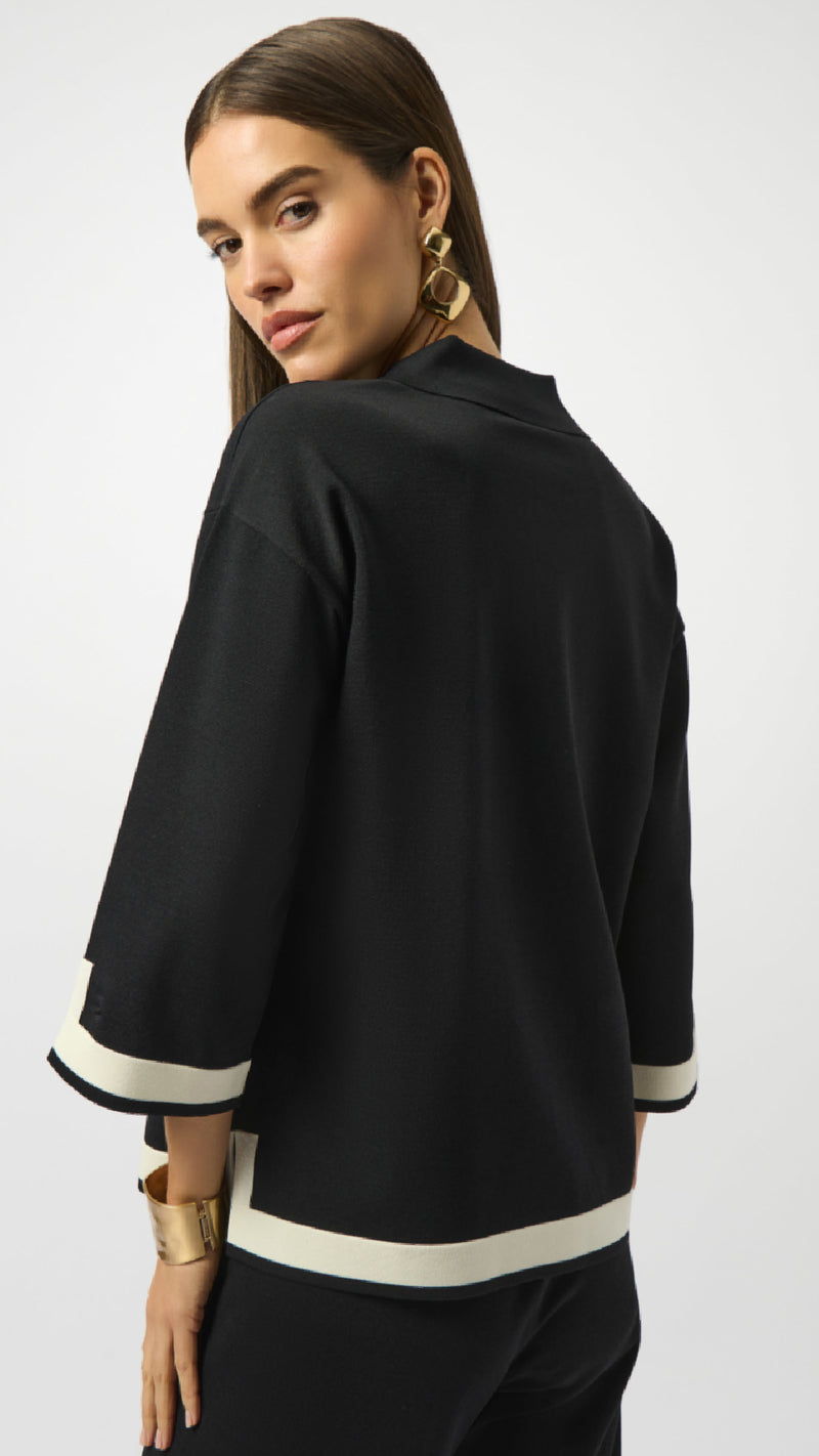 Joseph Ribkoff Sweater Knit Colour Block Top and Pant