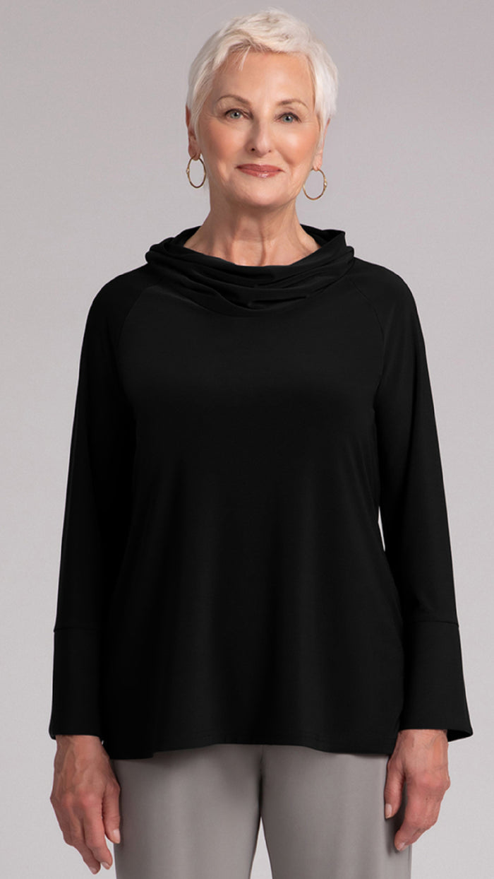 Wide Cuff Raglan Sleeve Top- Long Sleeve (Sale)