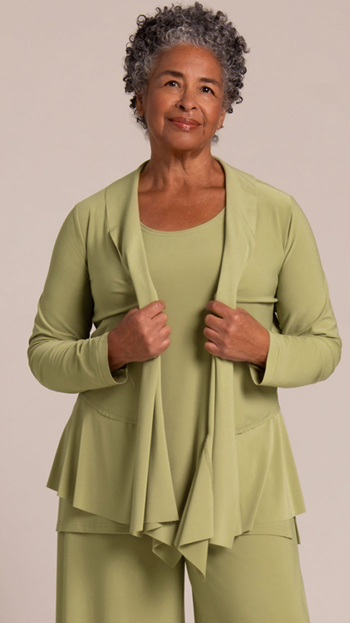 Splice Roll Neck Cardigan (Con't...)