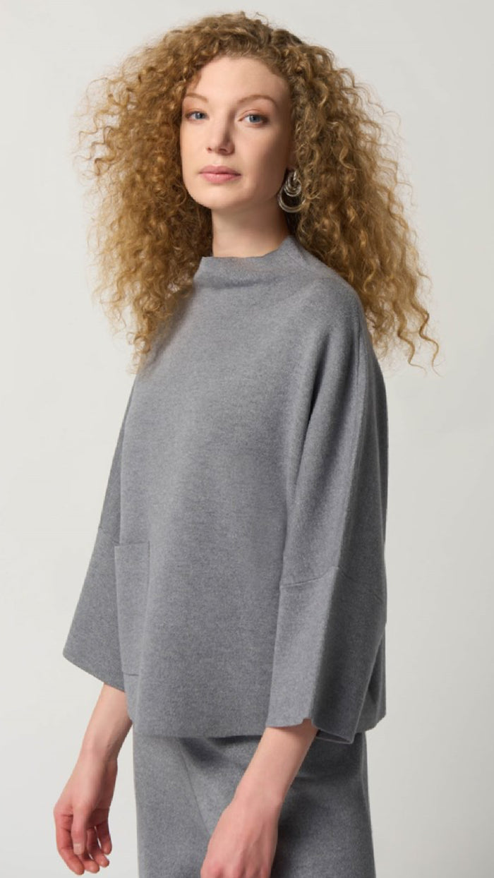 Funnel Neck Boxy Top (Sale)