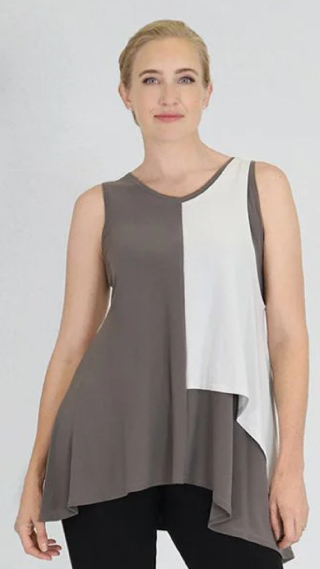 Sleeveless Matrix Flip Top (Sale)