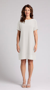 Boat Neck Dress, Short Sleeve