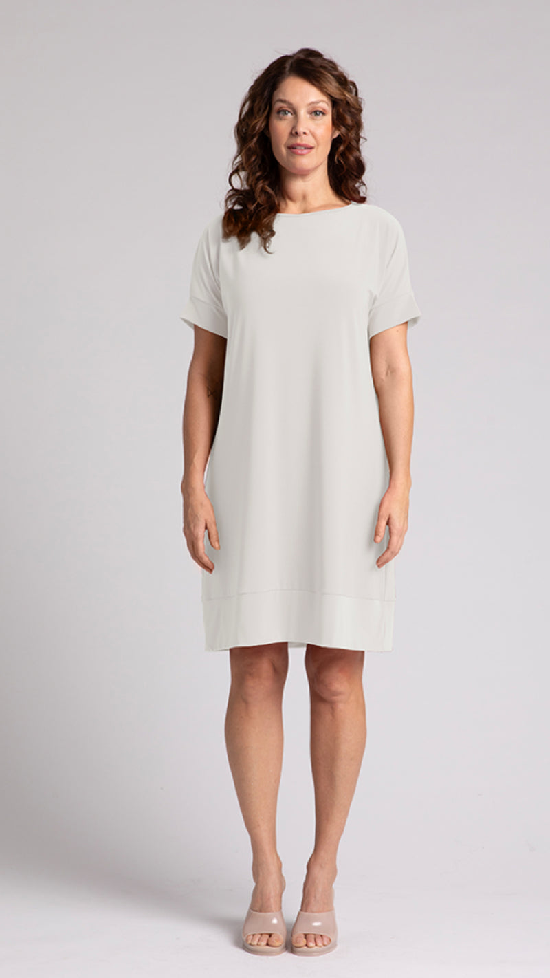 Boat Neck Dress, Short Sleeve (Sale)
