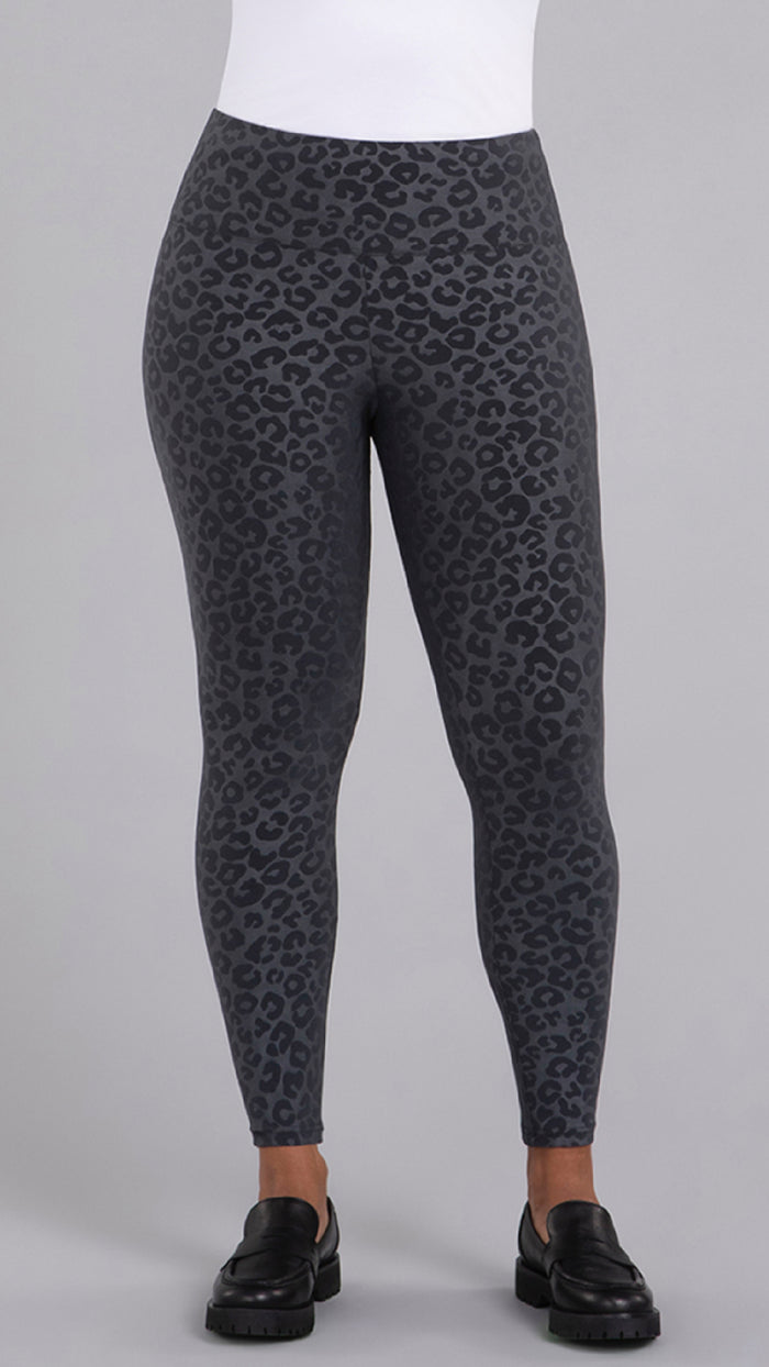 Nu Yoke Legging-Animal Embossed (Sale)