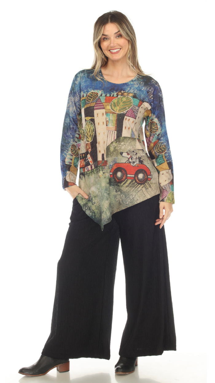 Inoah Top Asymmetrical Top (Sale)