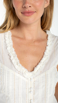 Tiered Maxi Skirt With Stripe Embroidery And Matching Top