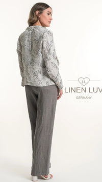 LINEN LUV Blazer-Print