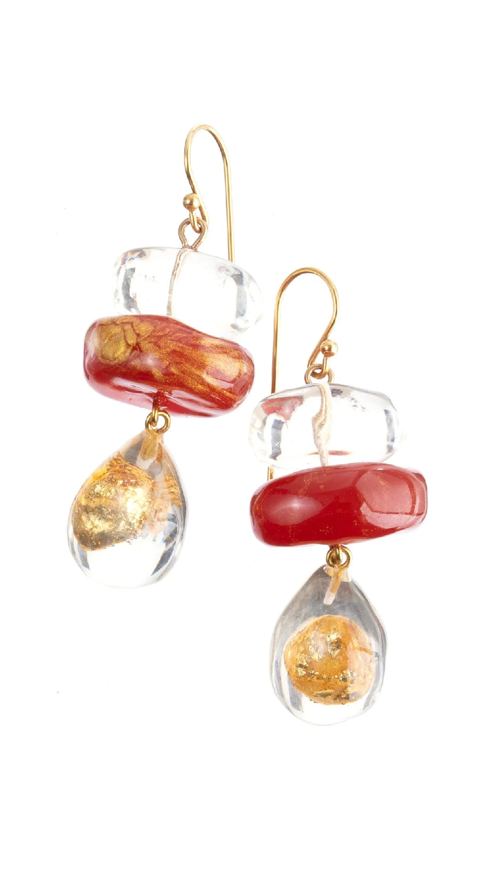 Zsiska Design Sensi 4-Bead Adjustable Pendant and Earrings