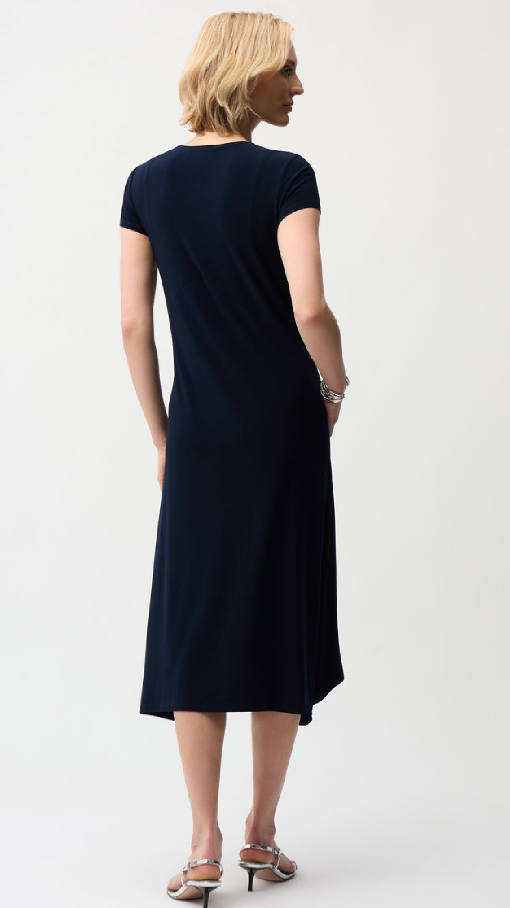 Joseph Ribkoff Silky Knit Cocoon Dress With Scoop Neckline
