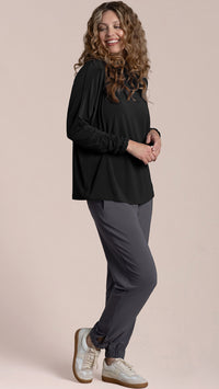 Eco Slouch Turtle Neck Top