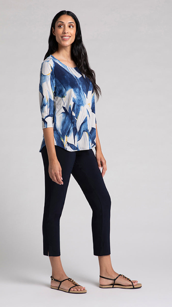 Go To Classic T Relax, 3/4 Sleeve-Watery Reflections (Sale)