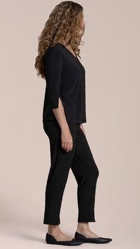 Suitable Split Sleeve Top, 3/4 Sleeve
