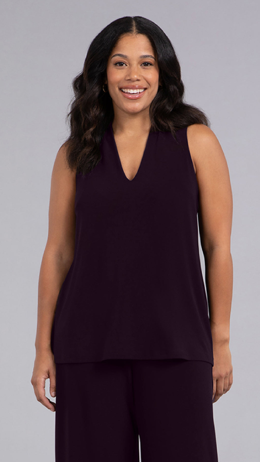 Deep V Trapeze Tank-Solid Colors (Sale)