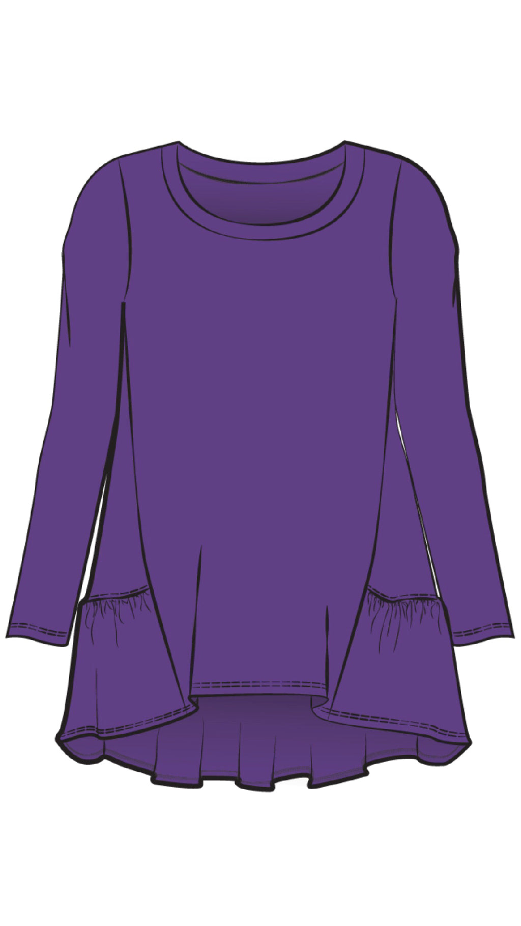 Flirty Peplum Top