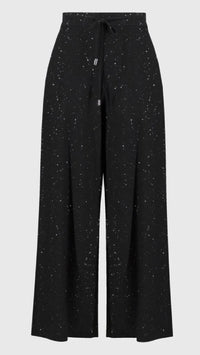 Joseph Ribkoff Sequinned Sweater Knit Culotte Pants