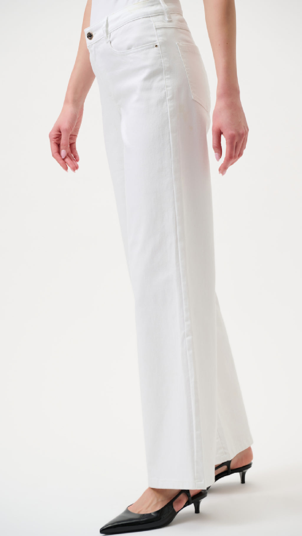 Joseph Ribkoff-Goldie/Classic Wide-Leg Stretch Jeans