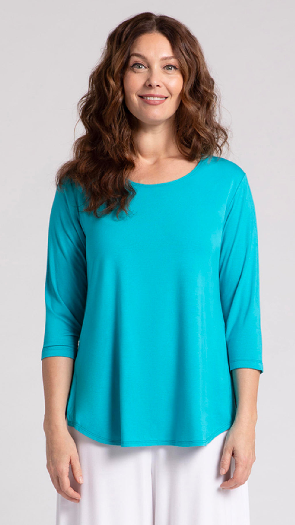 Bamboo Go To Classic T-Relax, 3/4 Sleeve-Solid Colours