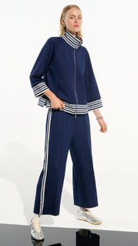 Joseph Ribkoff Scuba Jersey Jacket and Pull-On Culotte Pants