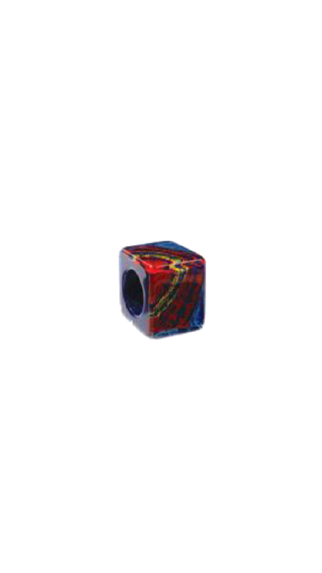 Bliss Beads (MUSEE Series) Cube Painted