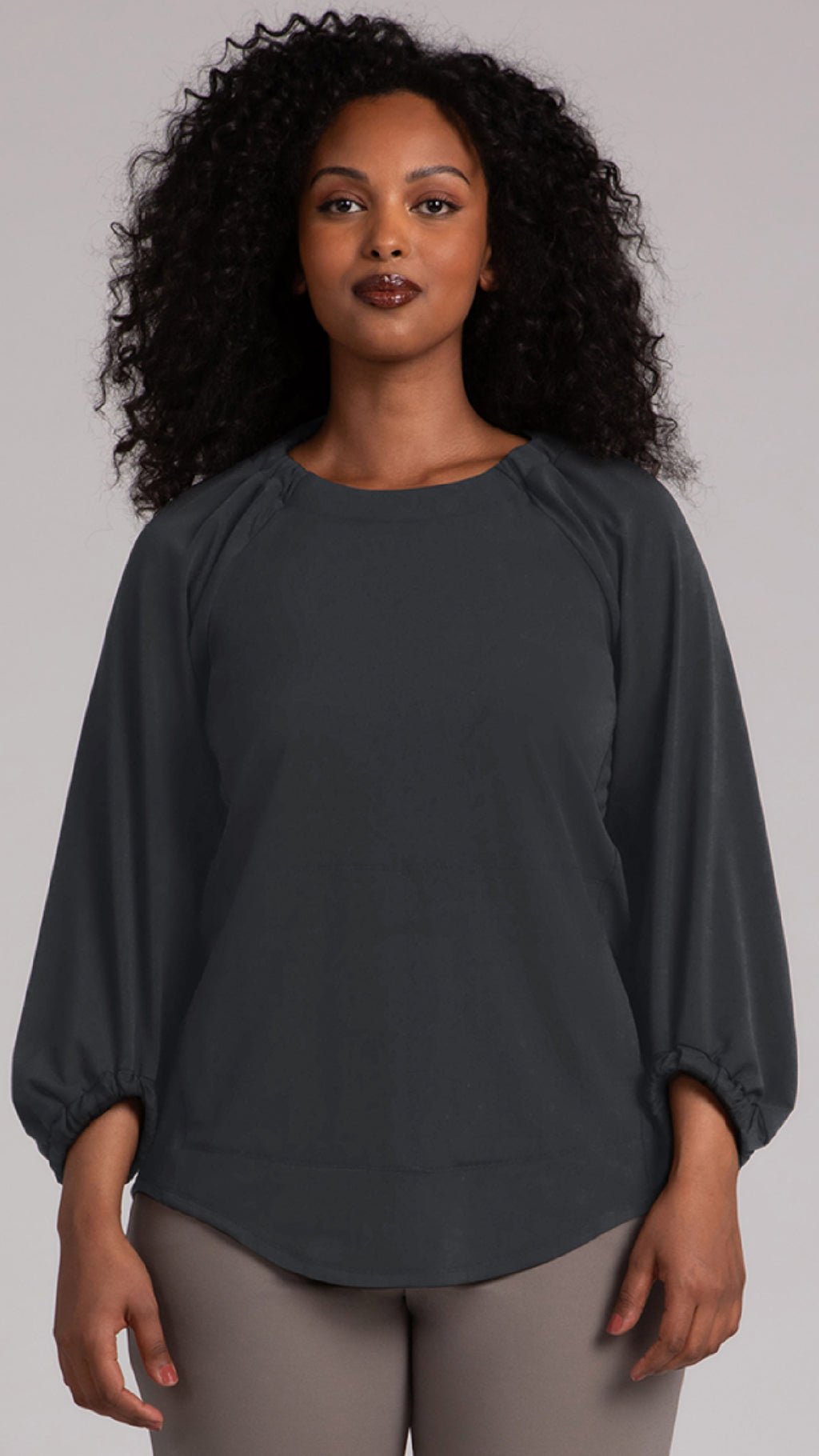 Move Pullover W/ Elastic Cuff, Fleece Back Jersey (Sale)