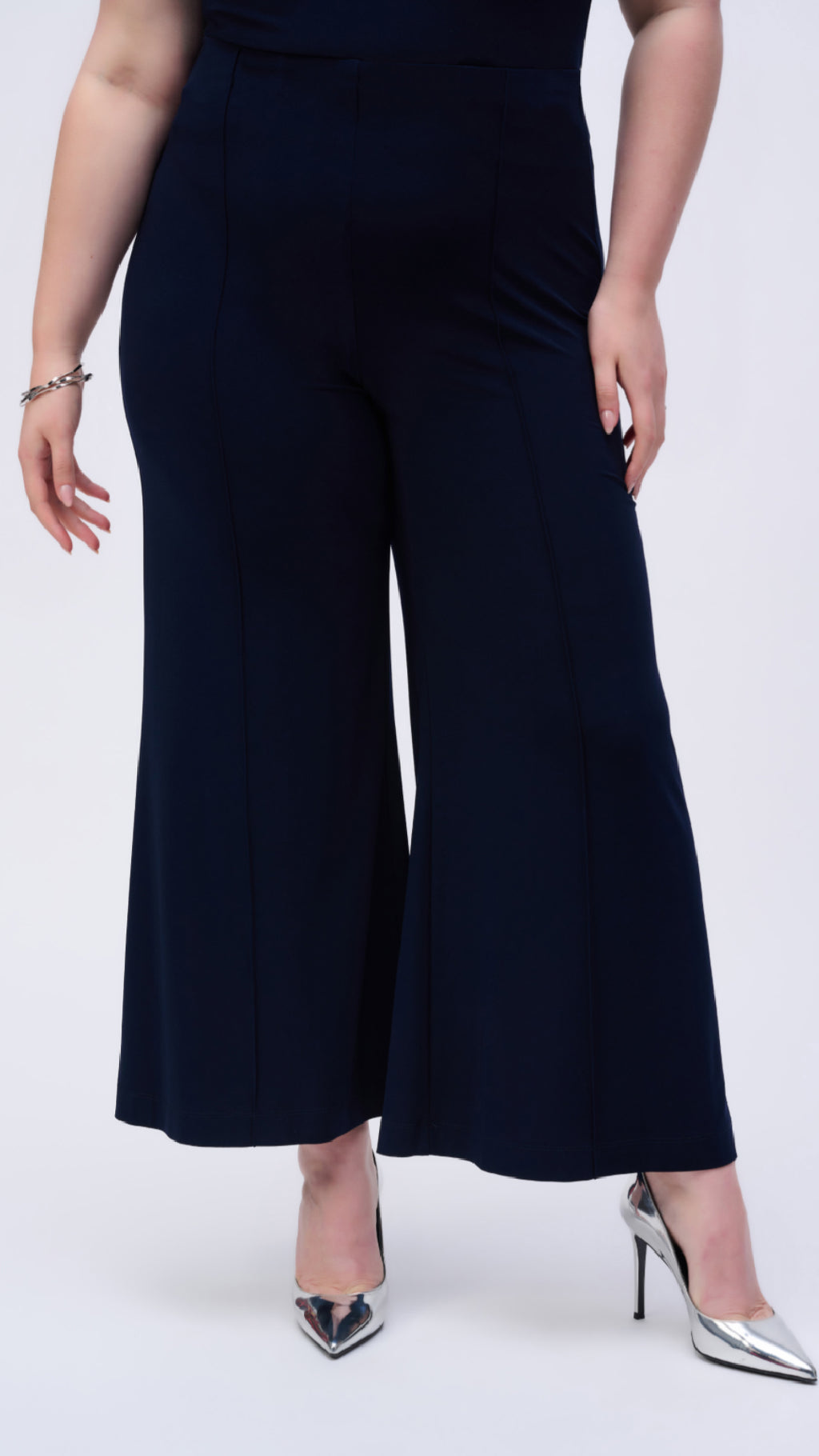 Silky Knit Pull-On Wide Pants (New Spring)
