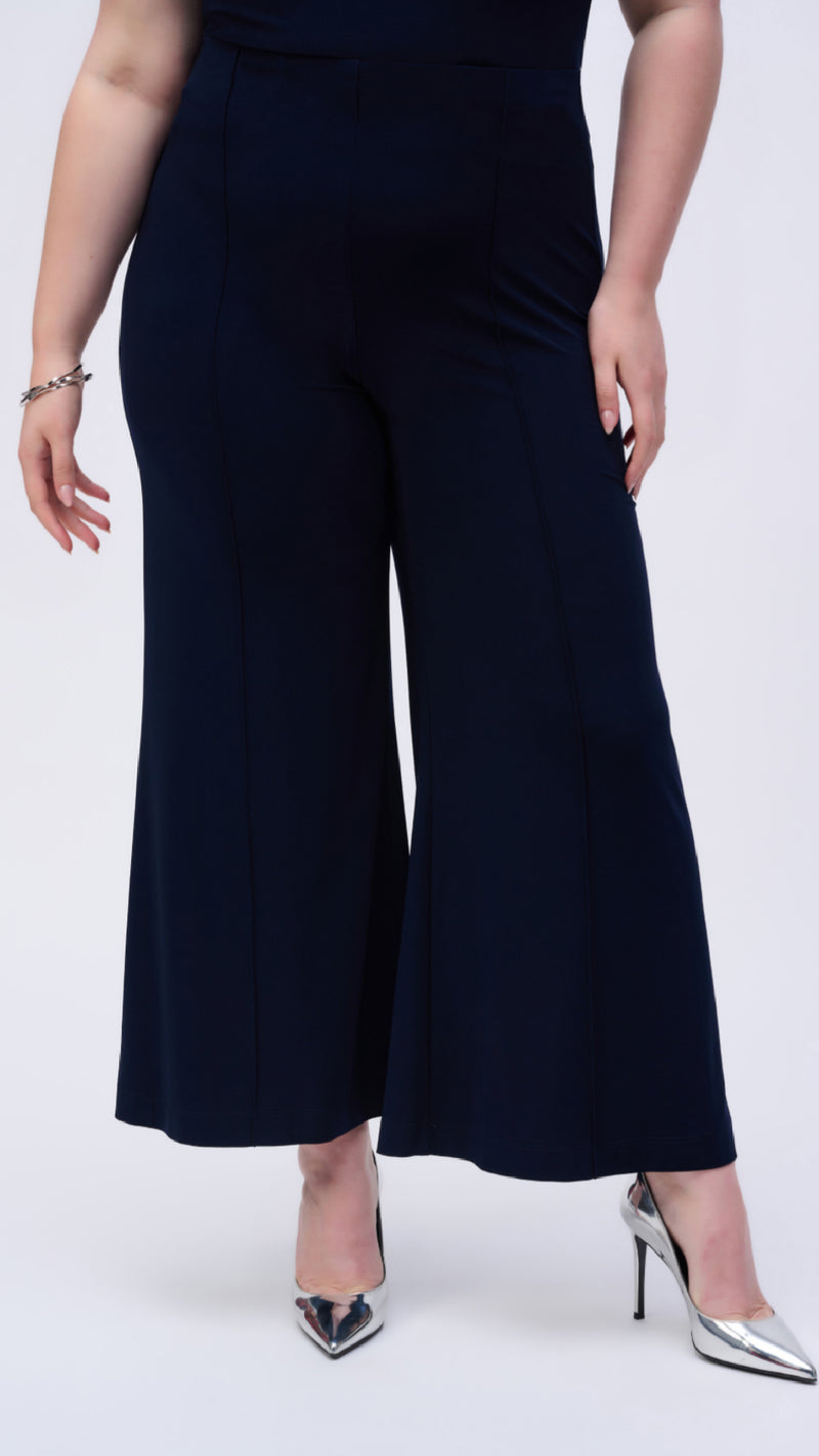 Silky Knit Pull-On Wide Pants (New Spring)