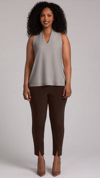 Deep V Trapeze Tank-Solid Colors